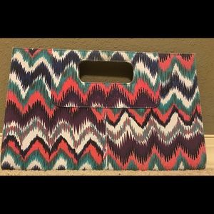 Chevron Print Clutch